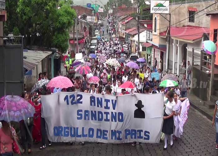 Boaco: Autoridades celebran 122 años de Sandino - TN8 el canal joven de Nicaragua