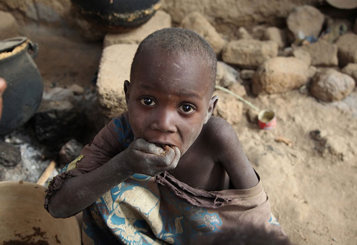 Famine in Nigeria.