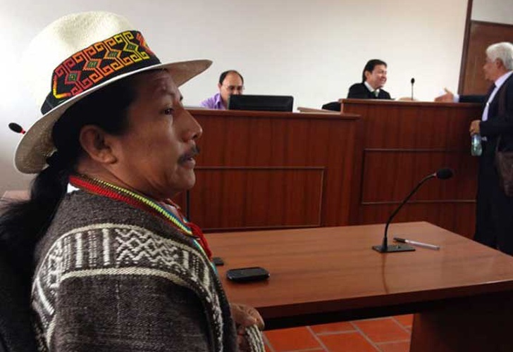 Resultado de imagen para Corte absolvió a líder nativo en Colombia