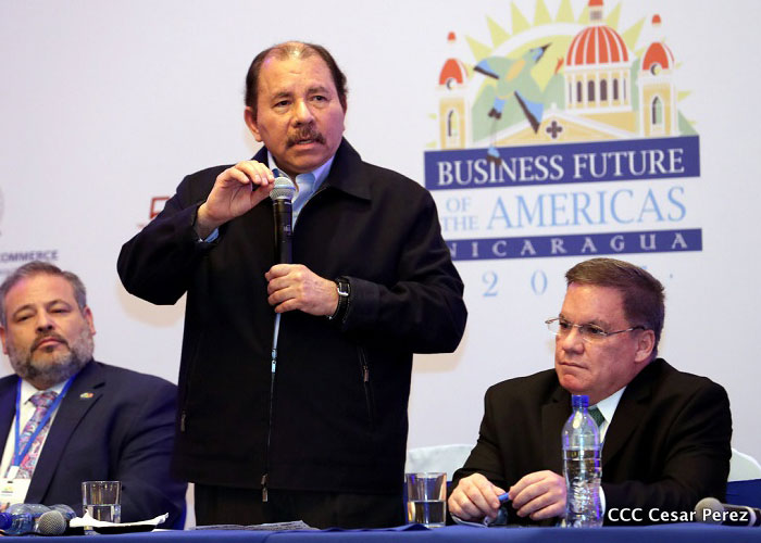 nicaragua, daniel ortega, cumbre, business future of the americas 2017, empresarios,