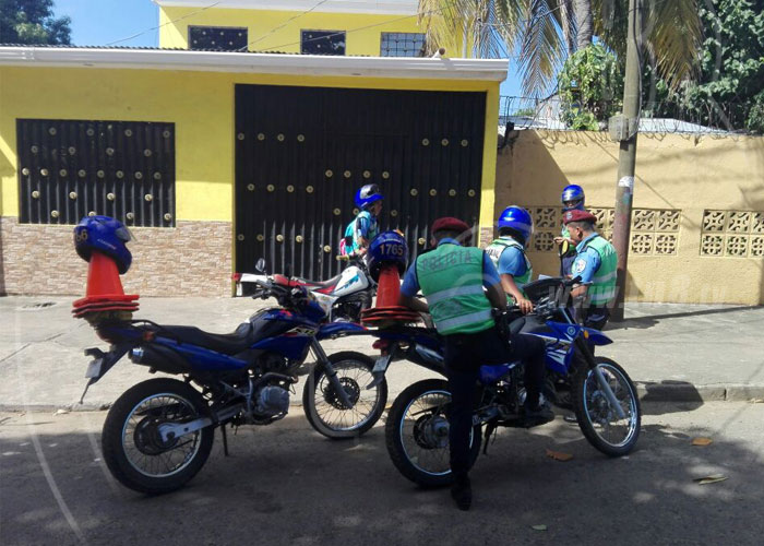 nicaragua, captura, sospechosos, colegio benjamin zeledon, motocicletas,