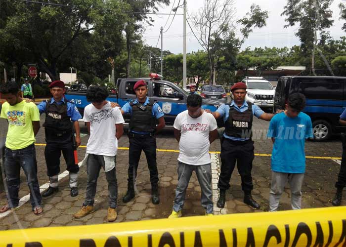 nicaragua, detenidos, seguridad, policia nacional, delincuencia,