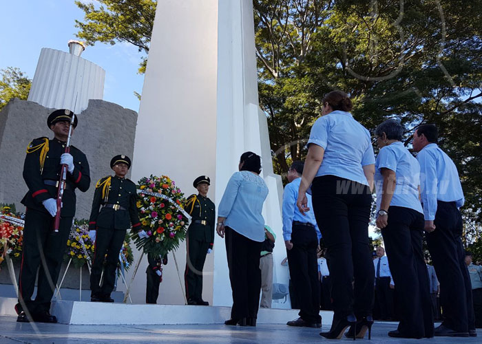 nicaragua, ejercio, dia del soldado de la patria, conmemoracion, honras,