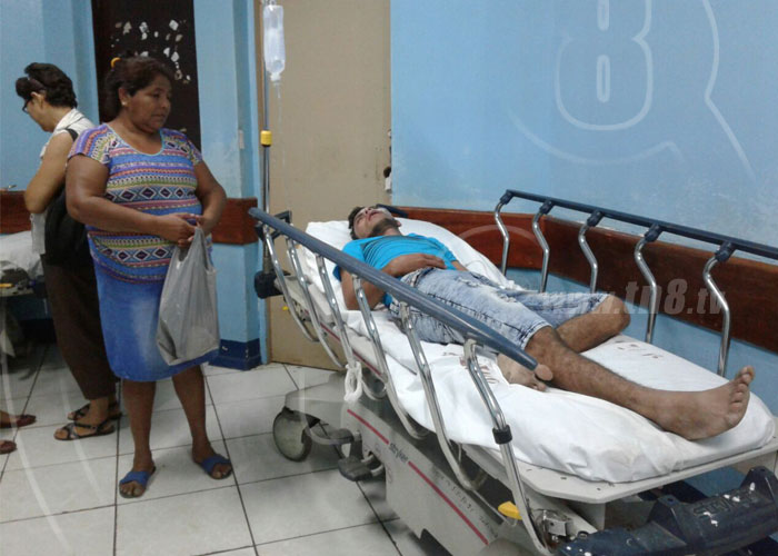 nicaragua, hospital espana, chinandega, robo con intimidacion, lesiones,