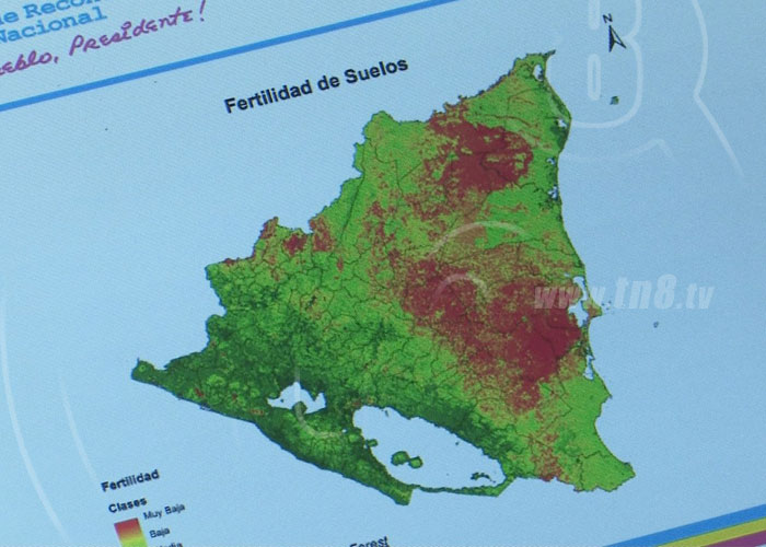 nicaragua, mapa de fertilidad de suelos, potencial agricola, cambio climatico, capacitacion tecnica, fertilidad de suelos en nicaragua, 