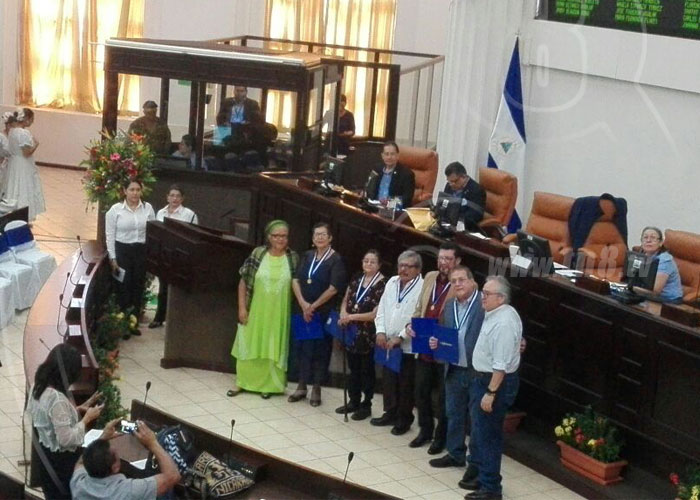 nicaragua, dia del periodista de nicaragua, celebracion de periodistas, orden rigoberto cabezas, asamblea nacional,