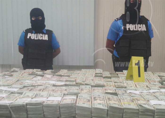 nicaragua, policia nacional, ocupacion de dinero, armas, vehiculos, managua, daj, operativo policial, 