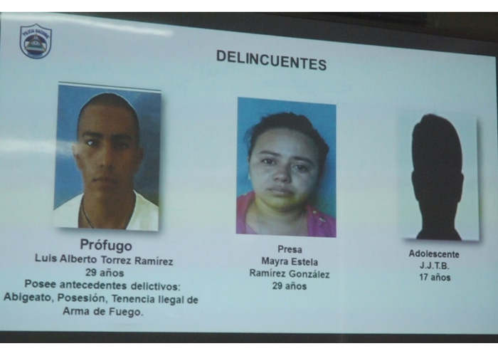 nicaragua, madriz, crimen organizado, drogas, detenidos, banda delincuencial, criminales,