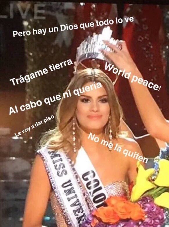 memes, miss universo, colombia, filipina, noticias, mundo, verguenza, pena, error, fraude, miss philiinas, miss colombia,