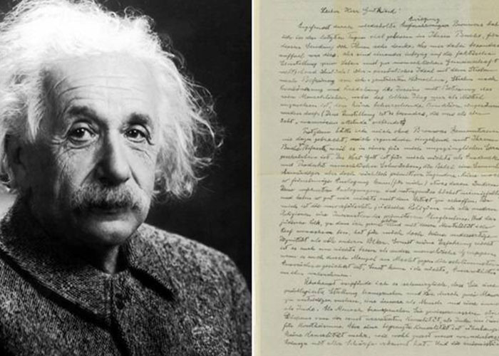 Subastan carta de Einstein en la que dice que Dios es 