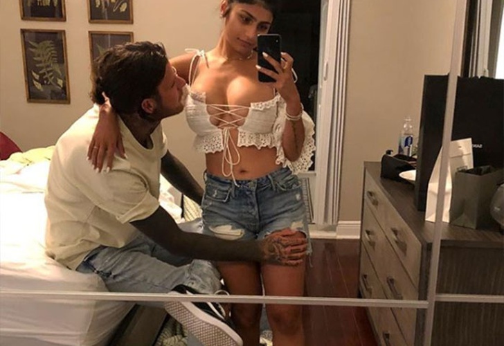 Mia Khalifa alborota instagram al tocar parte Ã­ntima de su novio