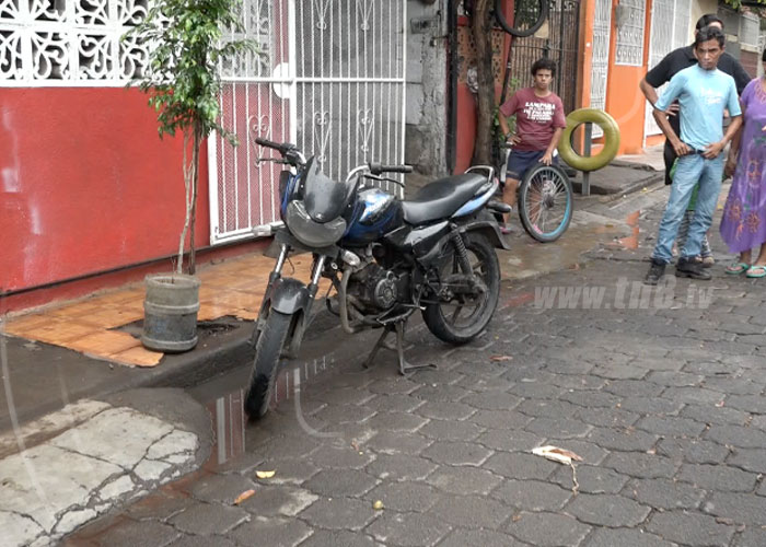 nicaragua, detenido, delincuentes, robo de motocicleta, barrio san luis,