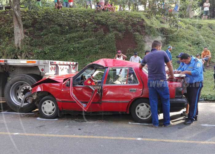nicaragua, accidente mortal, rivas, taxi, camion,