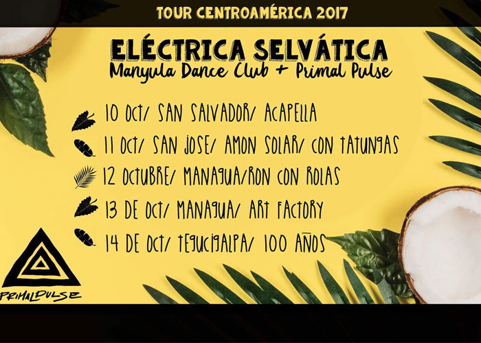 nicaragua, musica, manyula dance club, primal pulse, el salvador,