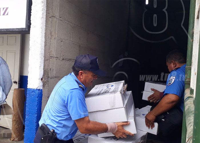  nicaragua, maletas electorales, madriz, distribucion, entrega,