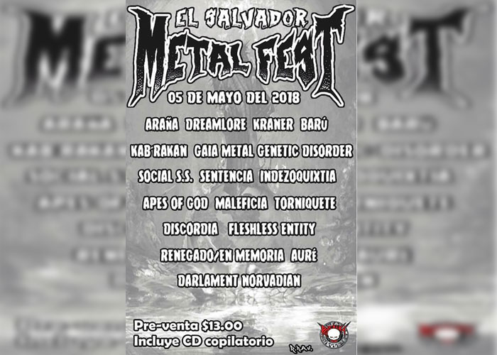 nicaragua, death metal, musica, maleficia, el salvador metal fest,