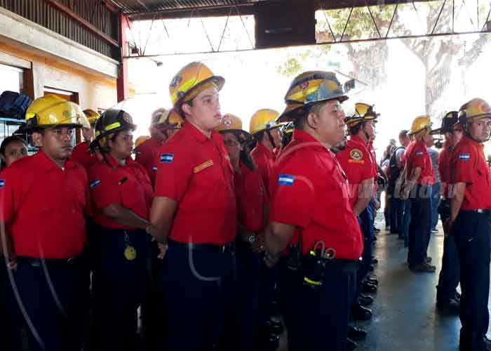 managua, benemerito cuerpo de bomberos, brigada incendio forestales, 