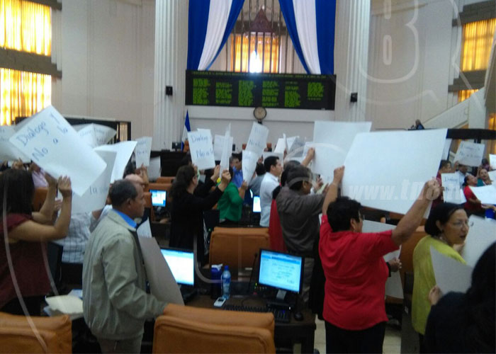 nicaragua, asamblea nacional, dialogo, paz, declaracion, 