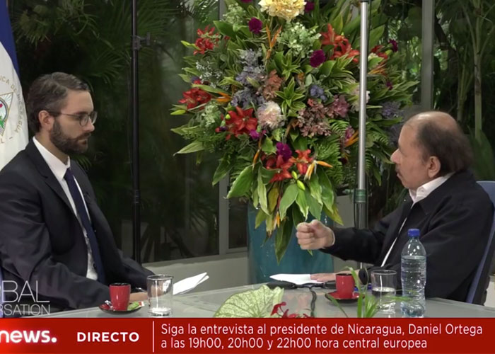 nicaragua, euronews, daniel ortega, entrevista, terrorismo, golpe de estado,