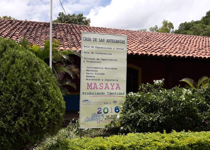 nicaragua, alcaldia, masaya, casa de las artesanias, cultura, talleres,