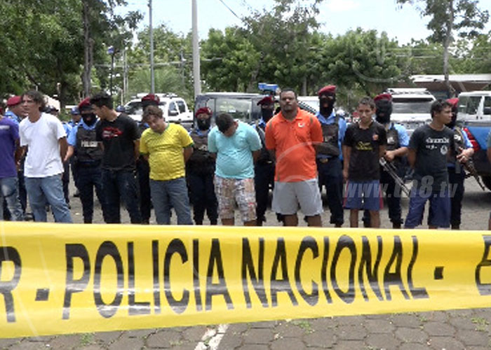 nicaragua, detenidos, captura, delincuencia, robos, homicidio,