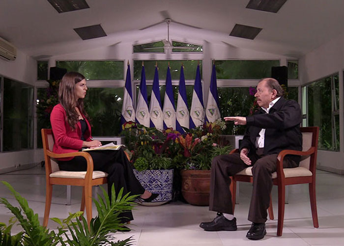 daniel ortega, nicaragua, presidente, rt, rusia, entrevista,