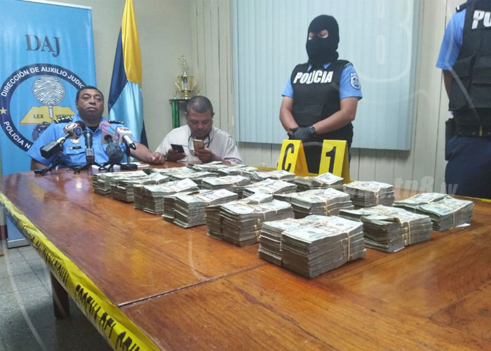 nicaragua, crimen organizado, incautacion, dinero, guatemalteco, penas blancas, captura,