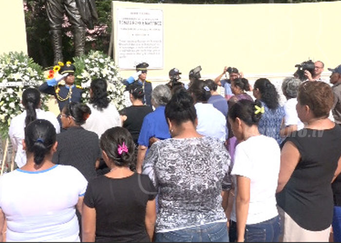 nicaragua, homenaje, caidos, policia nacional, constitucion, aniversario,