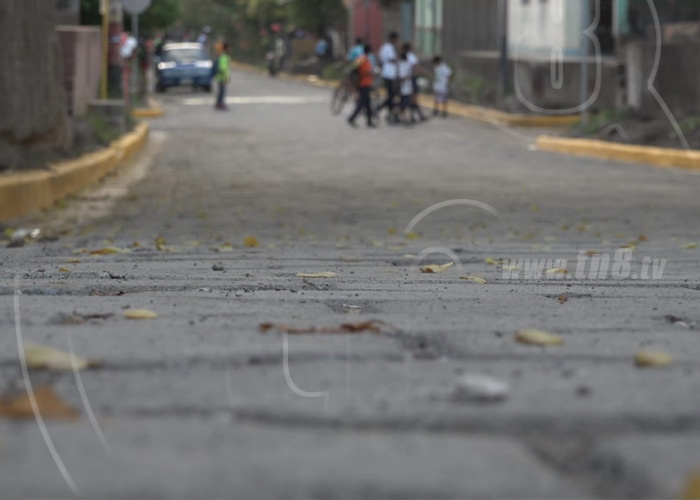 nicaragua, leon, calles para el pueblo, mejoramiento, la paz centro,