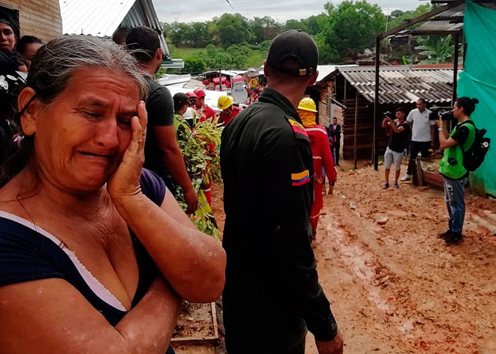 colombia, deslave, 9 muertos, cerro, fuertes lluvias, 