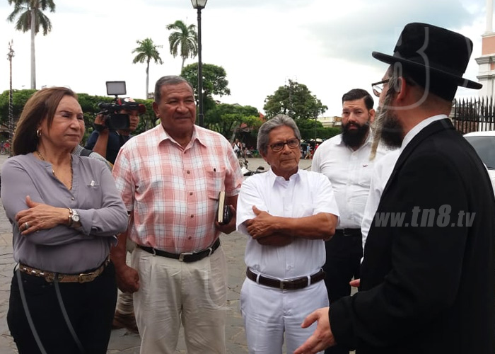nicaragua, visita de yeichel zayde, mensaje de paz, granada, masaya, rabino,