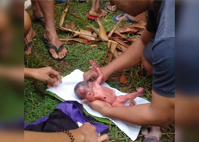 filipinas, bebe muere, recien nacida, arrojada, auto,