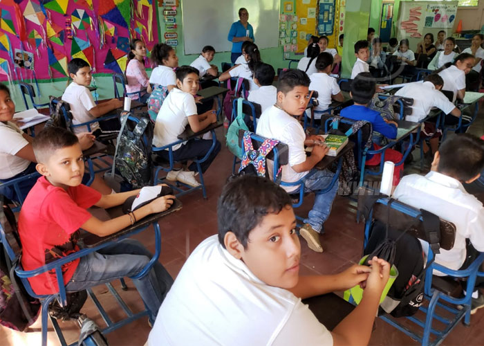 nicaragua, matricula, centro educativo, preescolar, primaria, educacion,