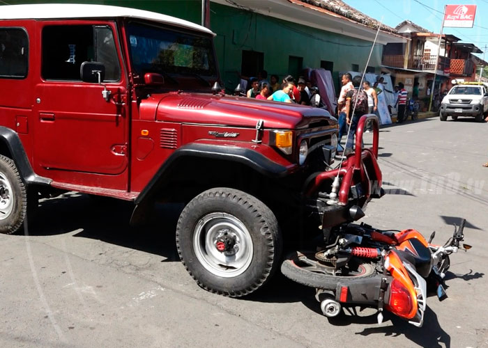 nicaragua, accidente, ometepe, lesionado, jeep, motocicleta,