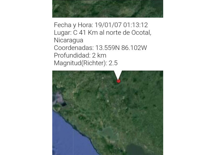 nicaragua, temblor, sismo, san juan de rio coco, sinapred,