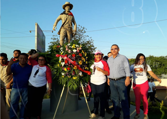 nicaragua, ciudad sandino, inmortalidad, homenaje, general, conmemoracion,