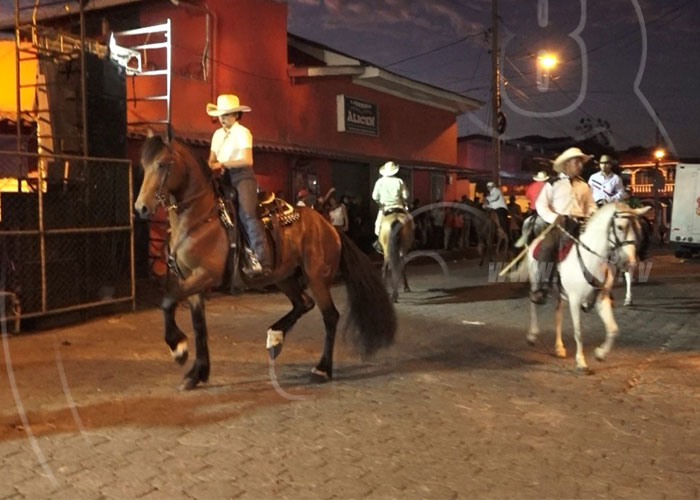 nicaragua, boaco, cabalgata, aniversario, ciudad, tradicion,