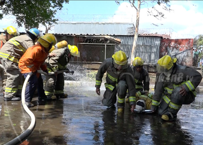 nicaragua, bomberos, capacitacion, preparacion, emergencias,