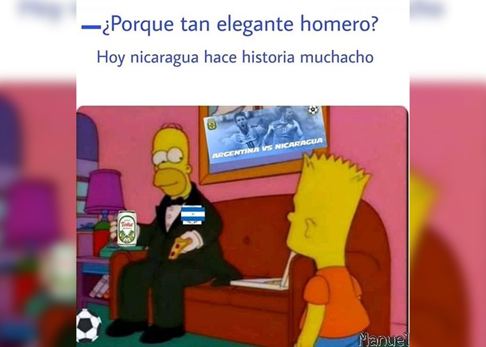 nicaragua, argentina, memes, futbol, amistoso, redes sociales, 