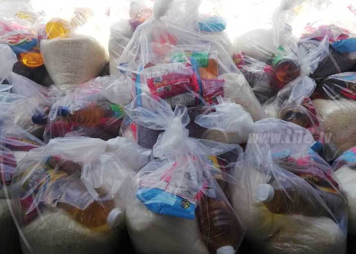 Se entregan paquetes alimentarios a municipios de Rivas.