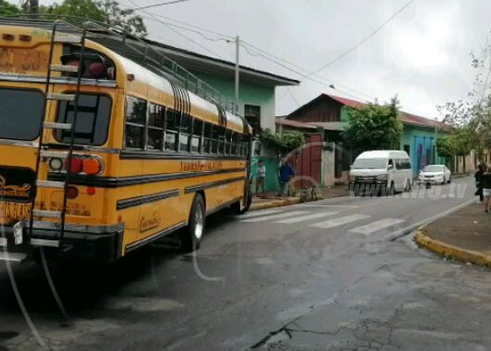 nicaragua, accidente de transito, san marcos, bus, choque, 