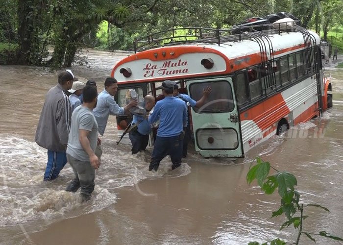 nicaragua, bus, matiguas, rio, accidente, sumersion,