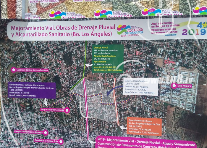 nicaragua, barrios de managua, alcaldia, proyectos, calidad de vida, calles de concreto, mejoramientos, 