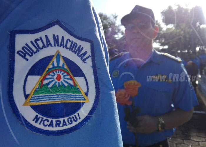 nicaragua, policia, homenaje, caidos, seguridad, honor,