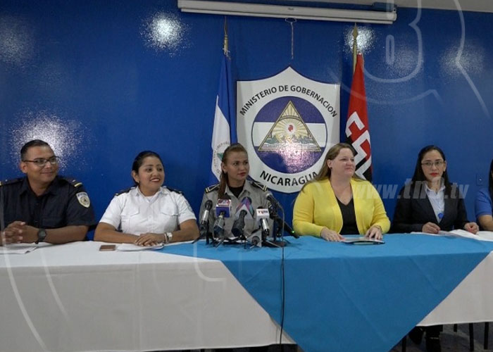nicaragua, ministerio de gobernacion, servicios, informe, septiembre,