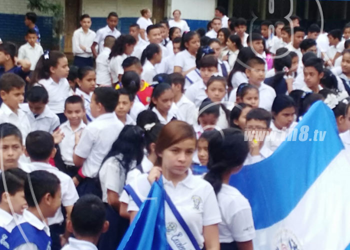 nicaragua, nueva guinea, autoridades, desfiles, oatria, celebracion, lectura, acta de independencia, 