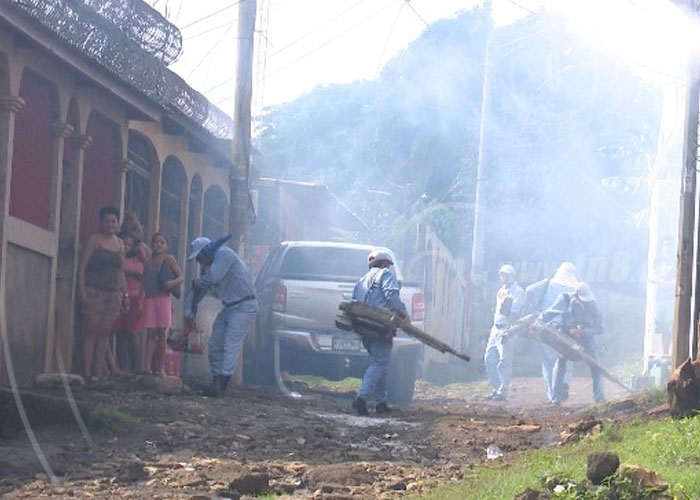 nicaragua, fumigacion, managua, barrio francisco salazar, salud, dengue,