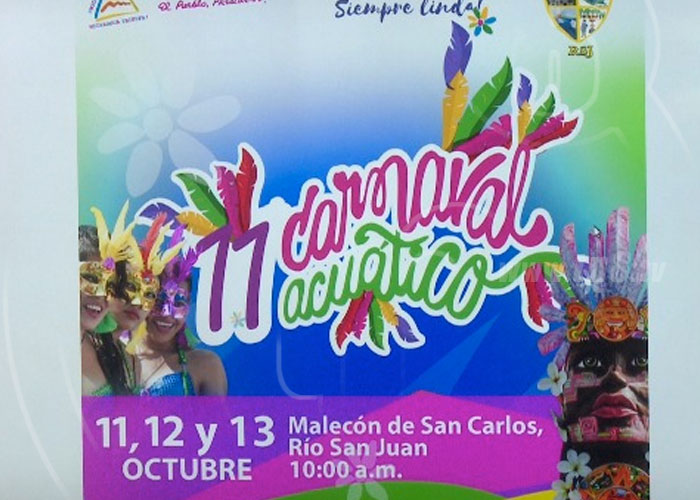 nicaragua, carnaval acuatico, san carlos, turismo, rio san juan,