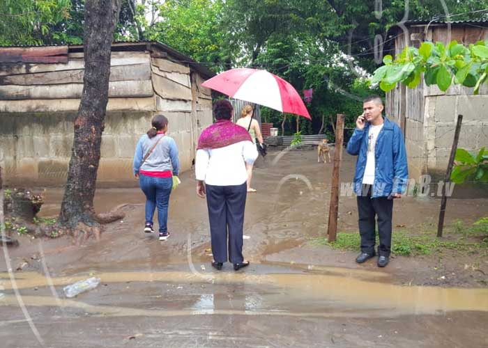 Autoridades municipales activadas ante Alerta Verde decretada por el Gobierno de Nicaragua por las fuertes lluvias.