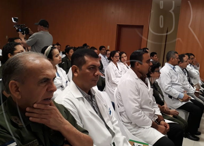 nicaragua, hospital militar, curso, medicina, salud, cirugia laparoscopica,